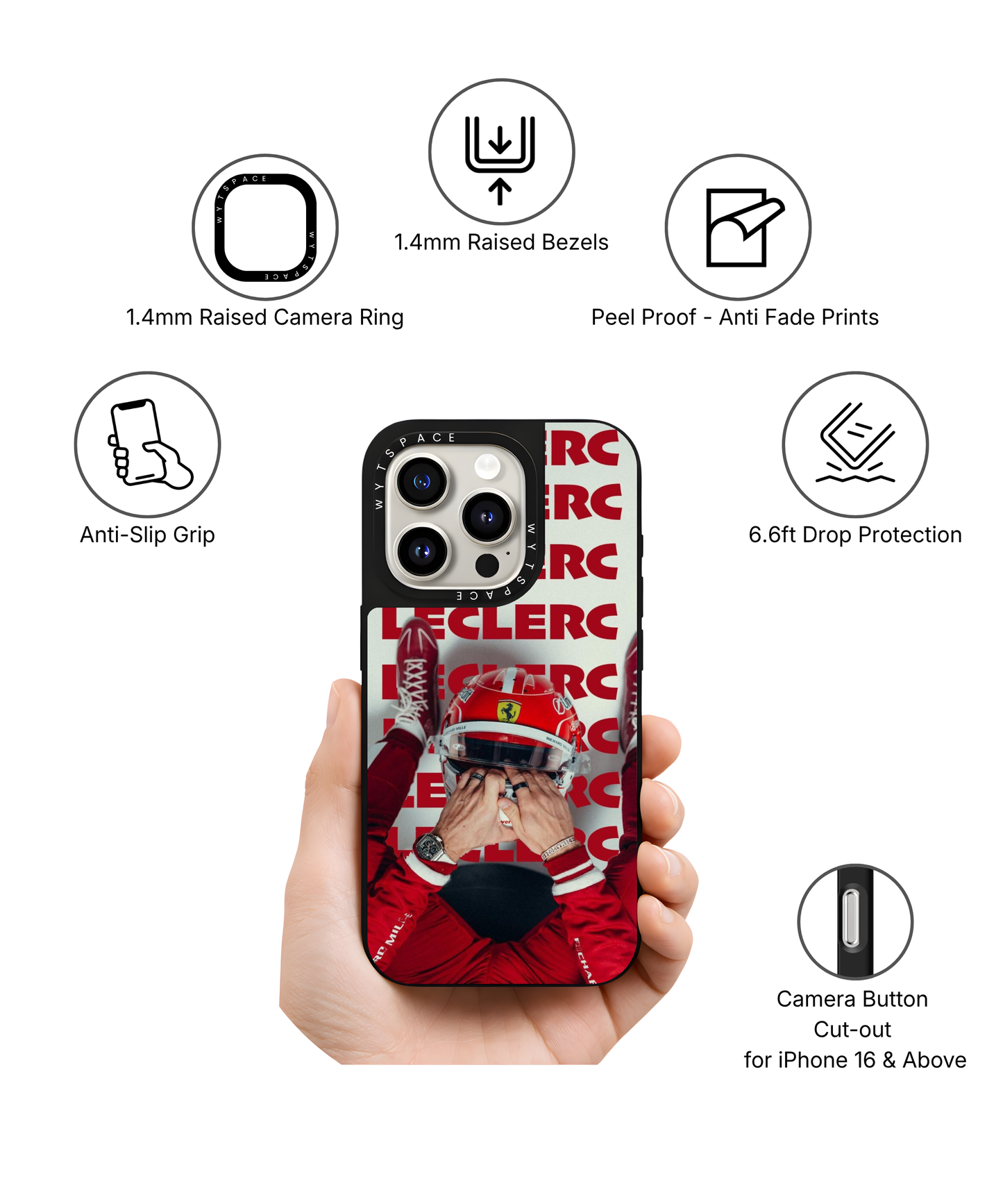 Leclerc Energy | F1 / Cars - Elite iPhone Case | Code: 416