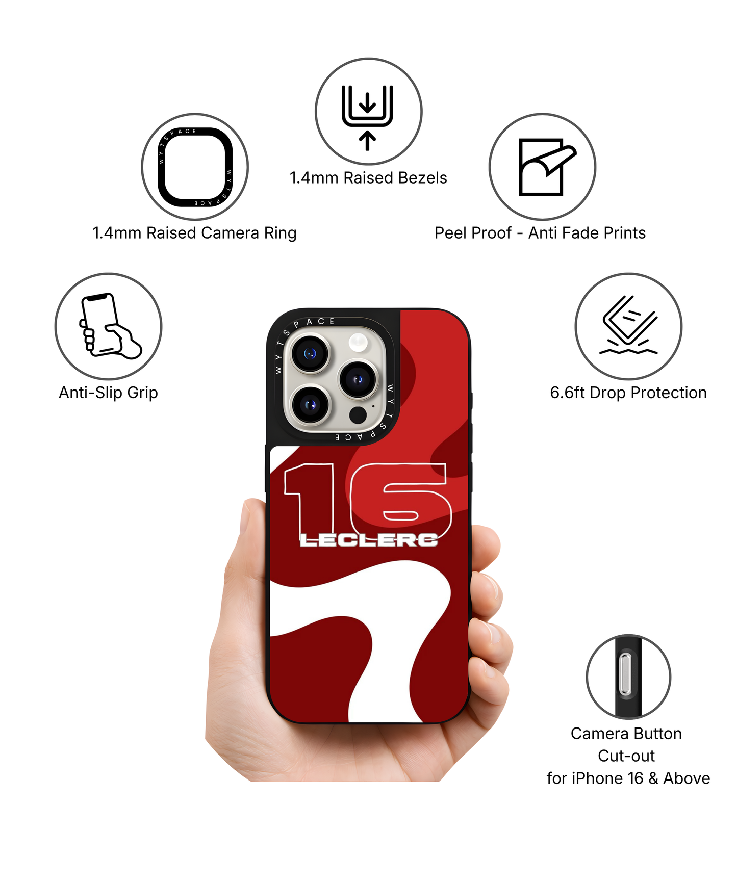 Leclerc Spirit | F1 / Cars - Elite iPhone Case | Code: 418
