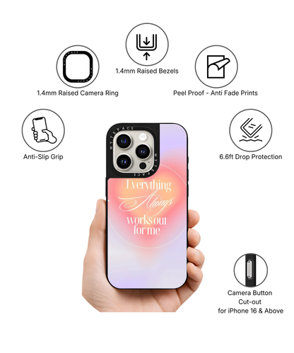 Everything Works Out | Aura - Elite iPhone Case Cover | Code: 367