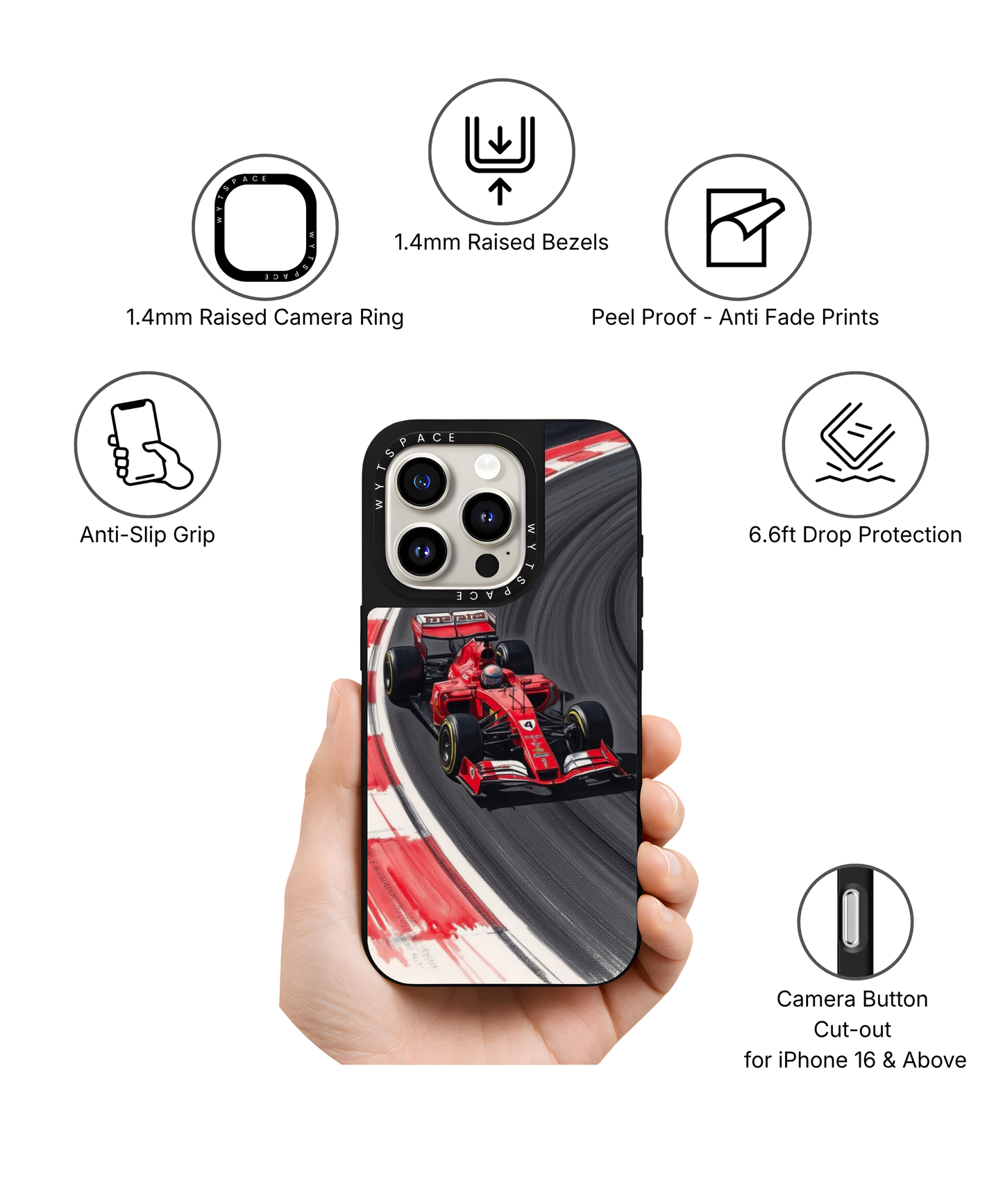 Ferrari Curve | F1 / Cars - Elite iPhone Case | Code: 406
