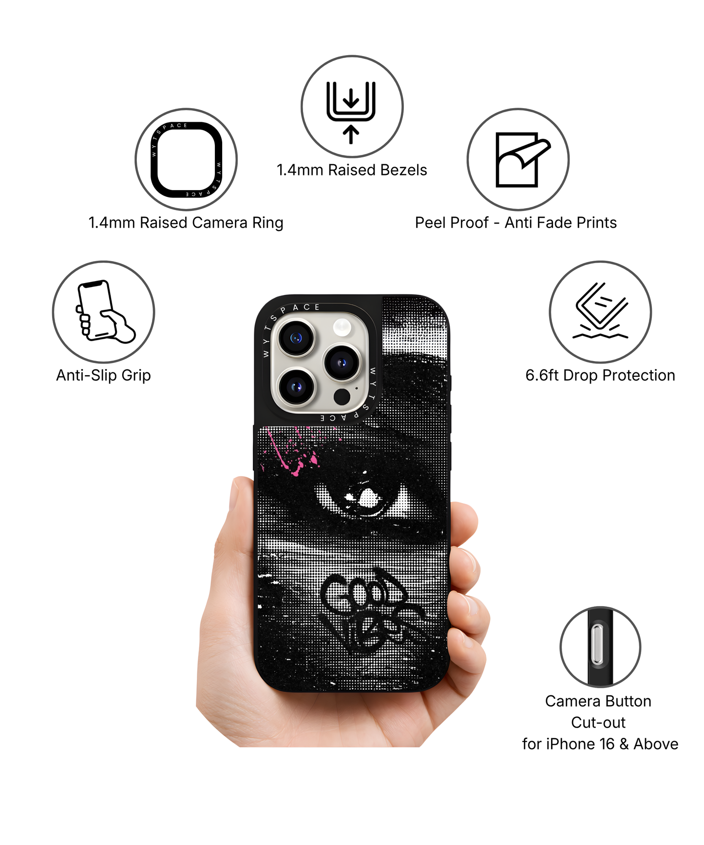 Good Vibes | Rebel - Elite iPhone Case Cover | Code: 379