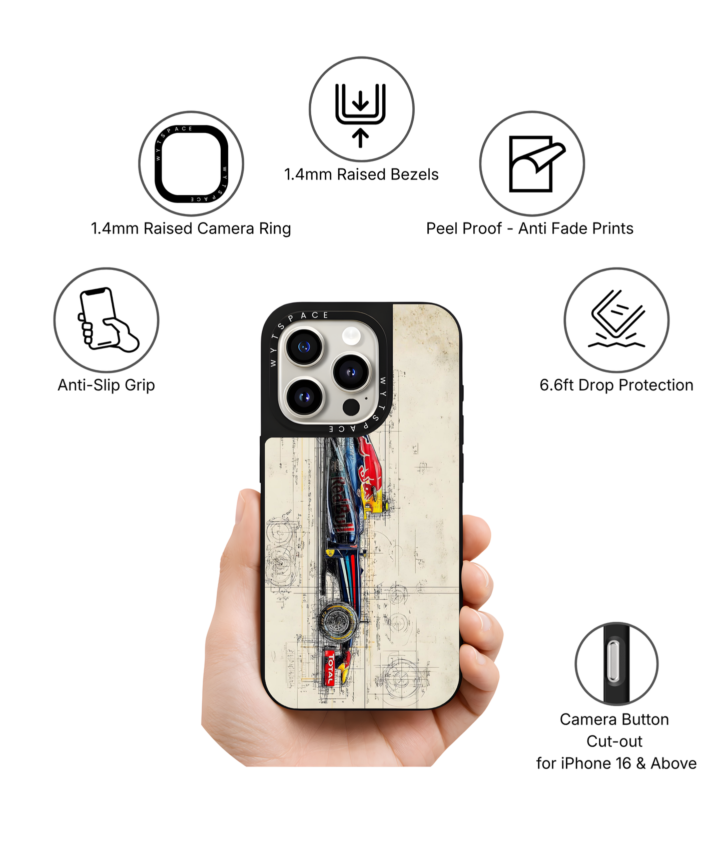 Blueprint Racer | F1 / Cars - Elite iPhone Case | Code: 403