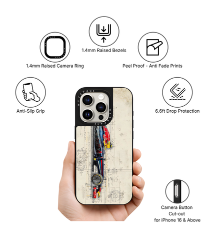 Blueprint Racer | F1 / Cars - Elite iPhone Case | Code: 403