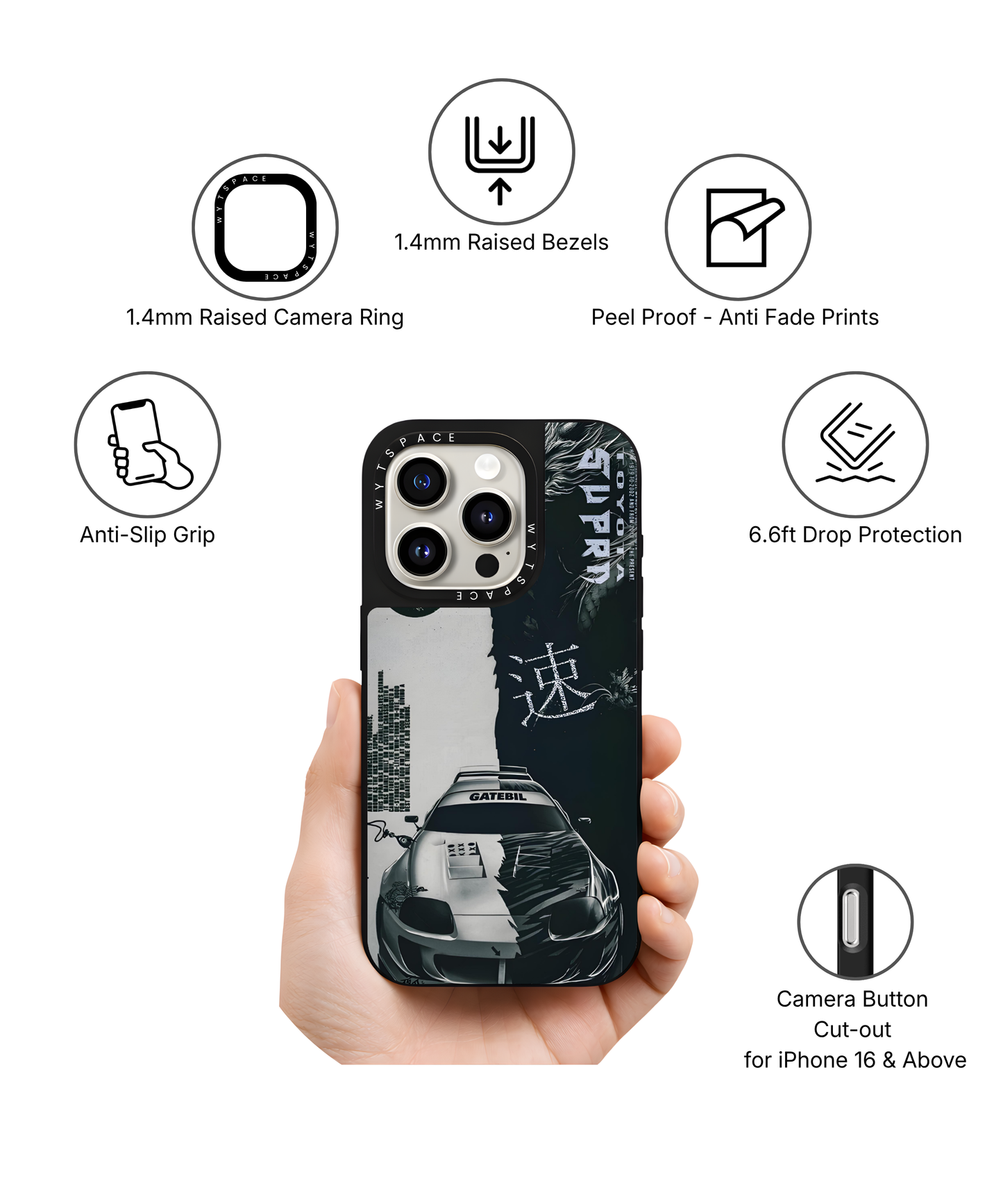 Pit Stop Supra | F1 / Cars - Elite iPhone Case Cover | Code: 326