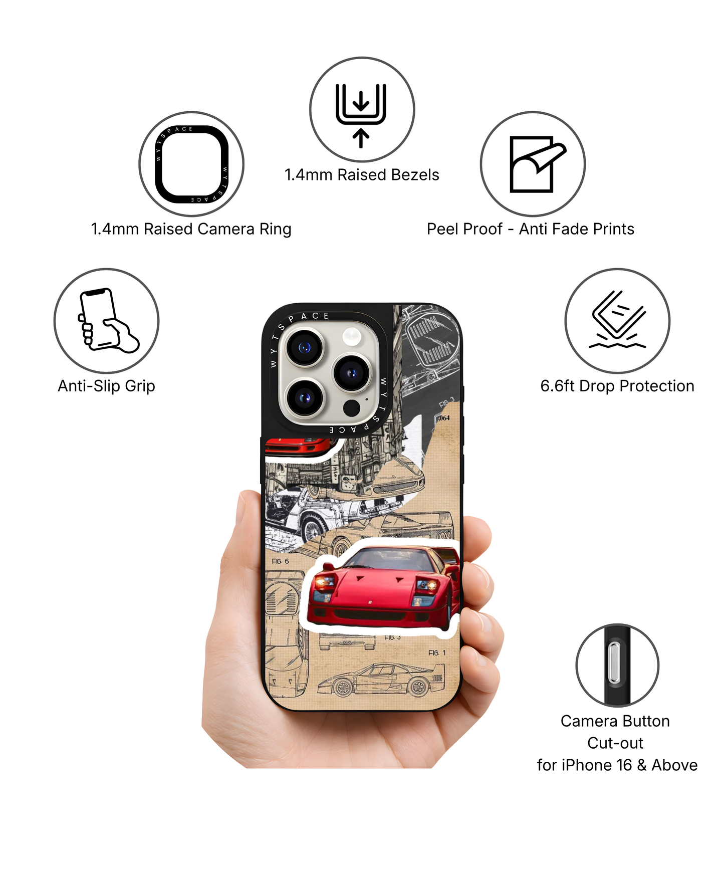 Retro Racer | F1 / Cars - Elite iPhone Case | Code: 431