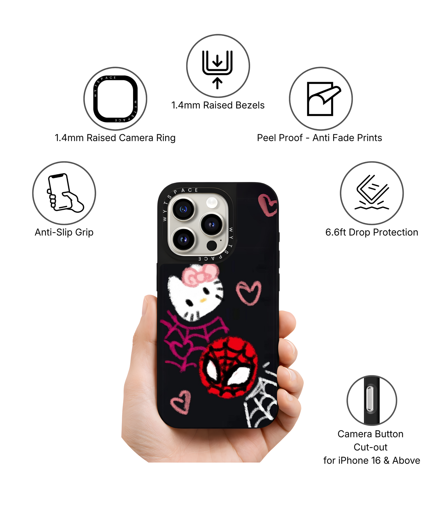 Spidey Whirl | Scribble - Elite iPhone Case Cover | Code: 302