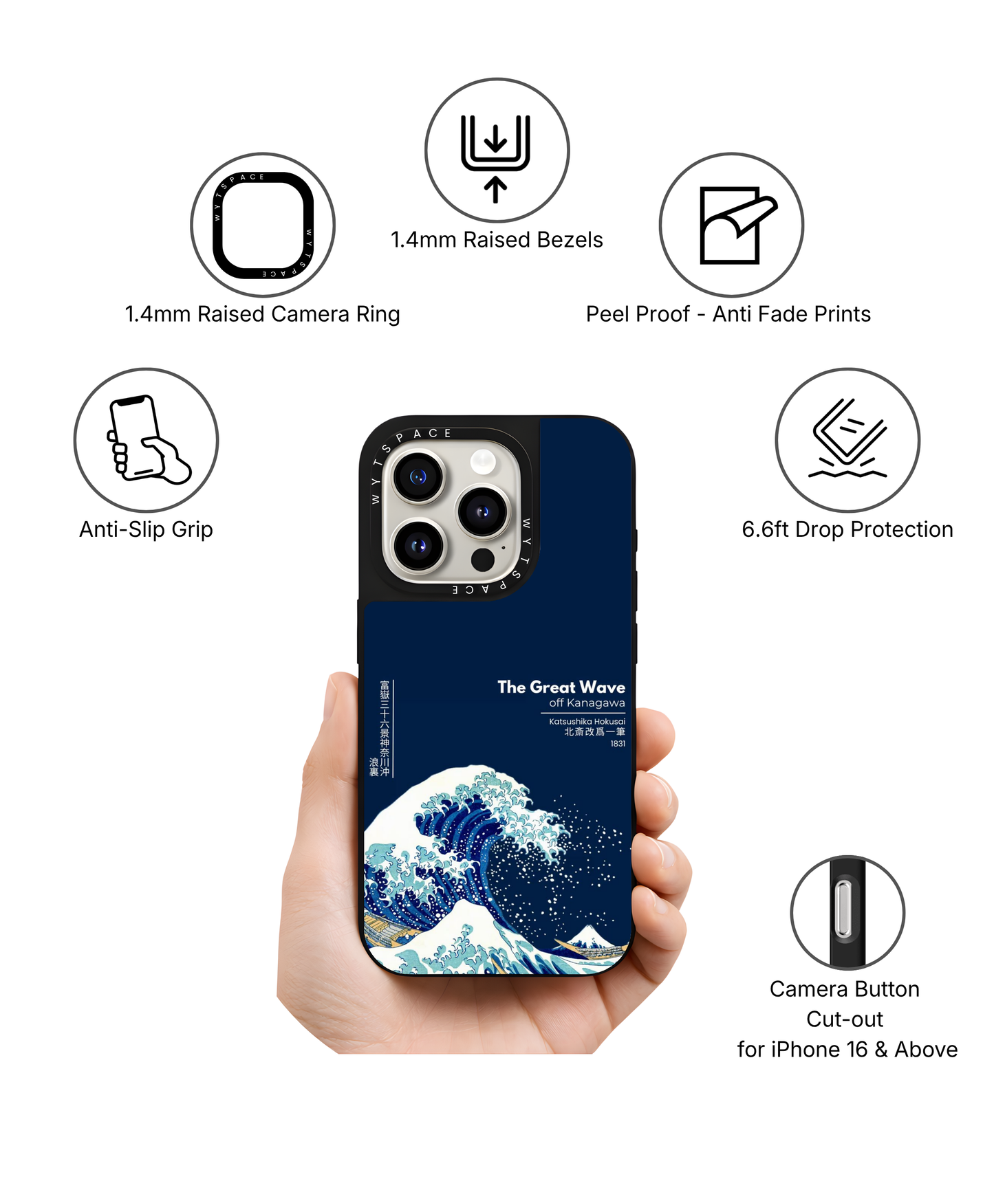 Tsunami | For Him - Elite iPhone Case Cover | Code: 543