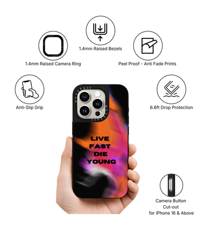 Live Fast | Rebel - Elite iPhone Case Cover | Code: 376