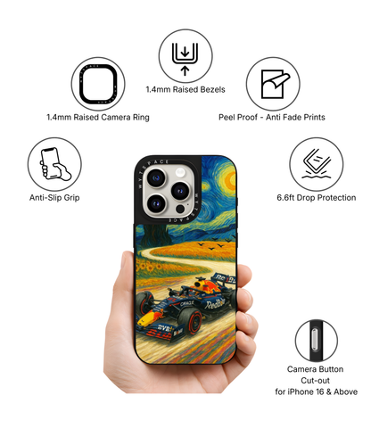 Starry Speed | F1 / Cars - Elite iPhone Case | Code: 436