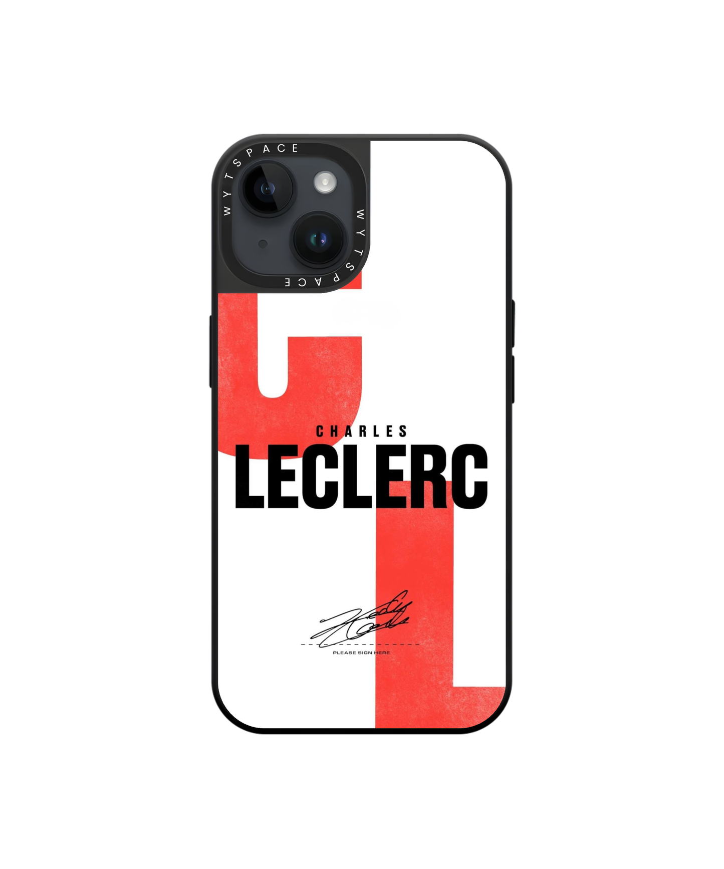 Leclerc Signature | F1 / Cars - Elite iPhone Case | Code: 438