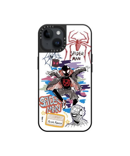 Spidey Lines | Scribble - Elite iPhone Case Cover | Code: 312