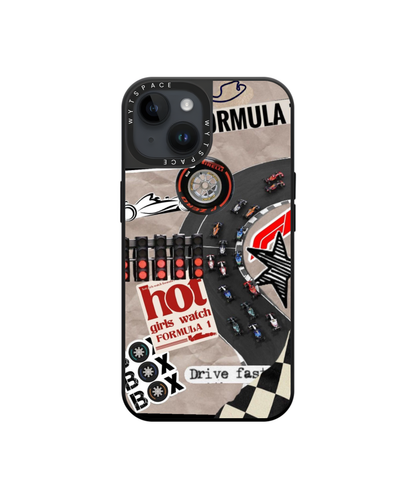 Pit Stop Chaos | F1 / Cars - Elite iPhone Case | Code: 426