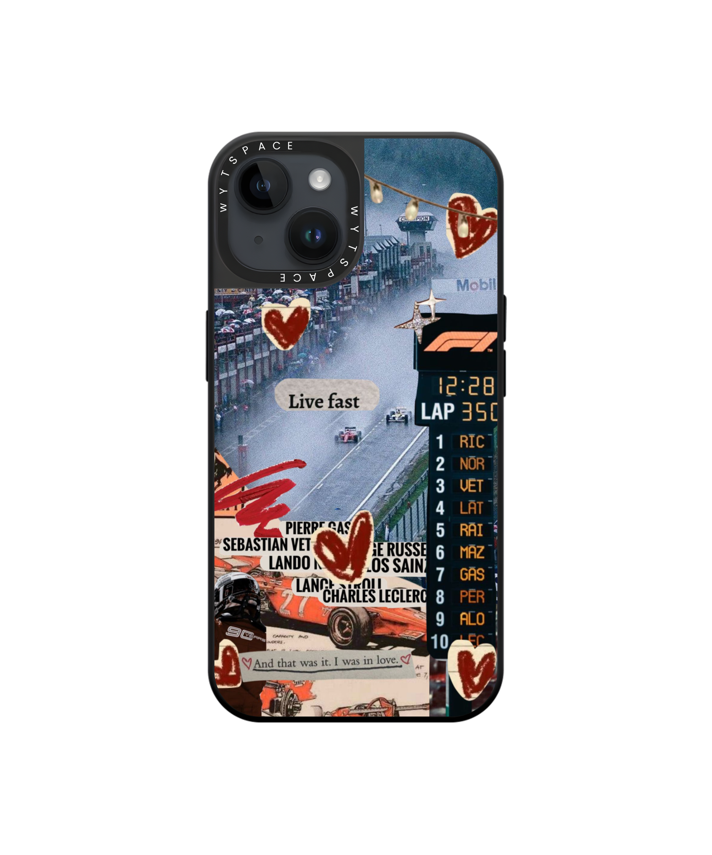 Race Hearts | F1 / Cars - Elite iPhone Case | Code: 427