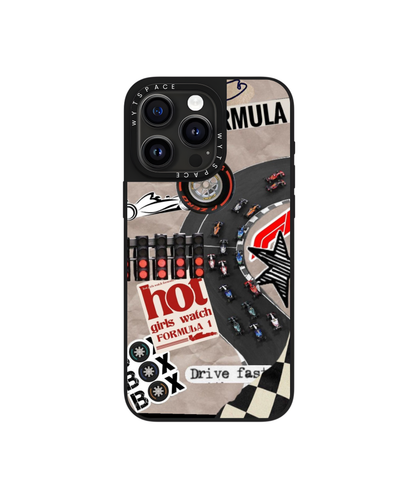 Pit Stop Chaos | F1 / Cars - Elite iPhone Case | Code: 426