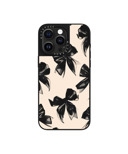 Noir Bow | Pinteresty Elite iPhone Case Cover | Code: 298