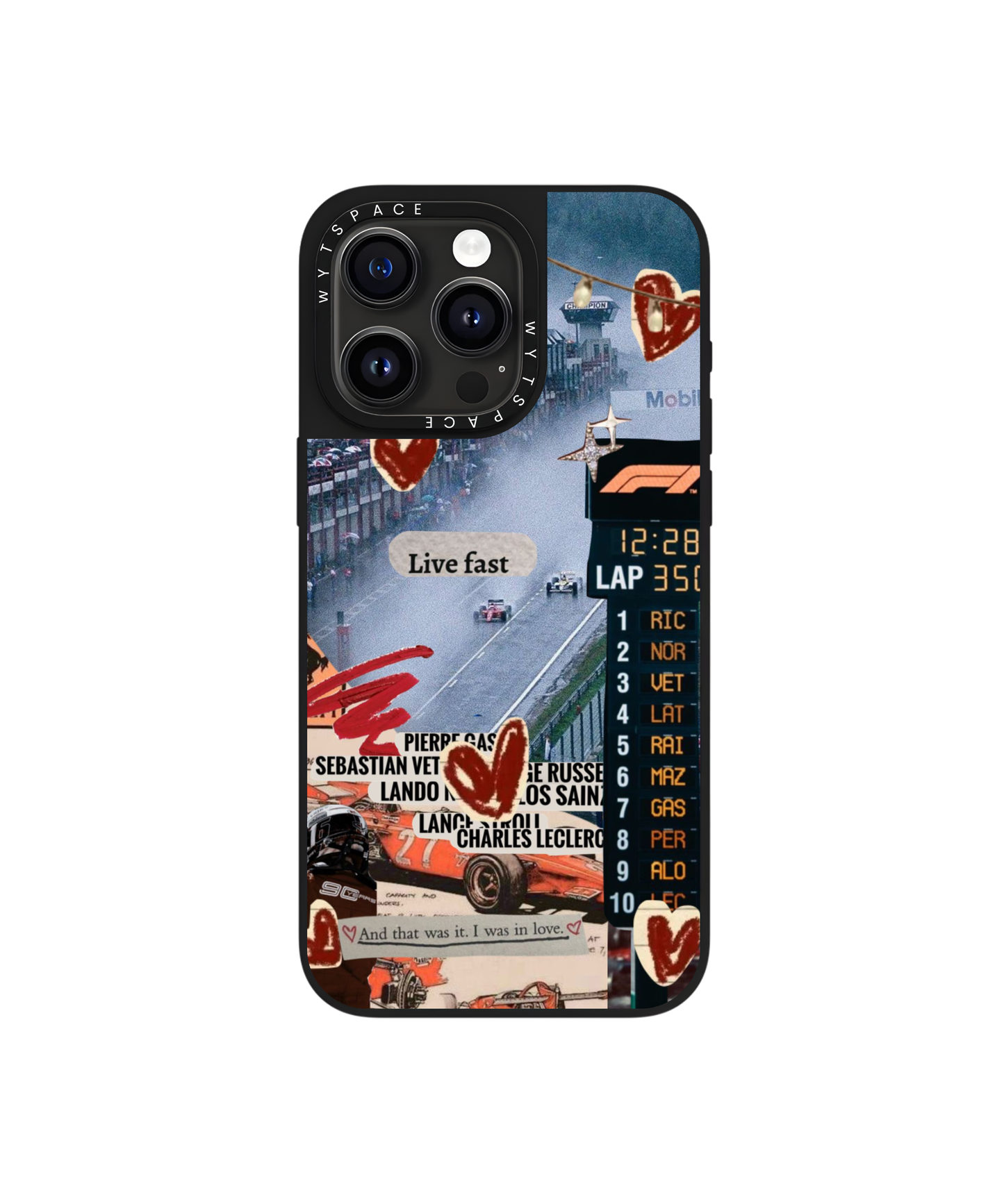 Race Hearts | F1 / Cars - Elite iPhone Case | Code: 427