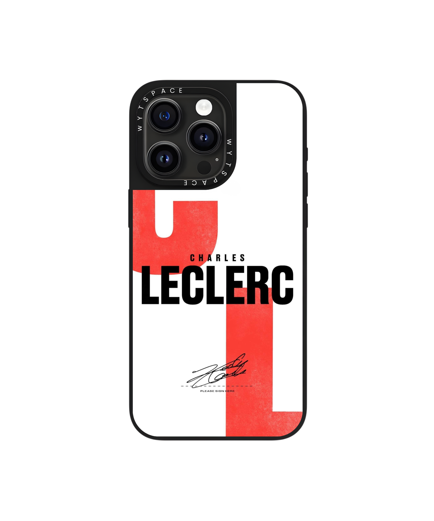 Leclerc Signature | F1 / Cars - Elite iPhone Case | Code: 438