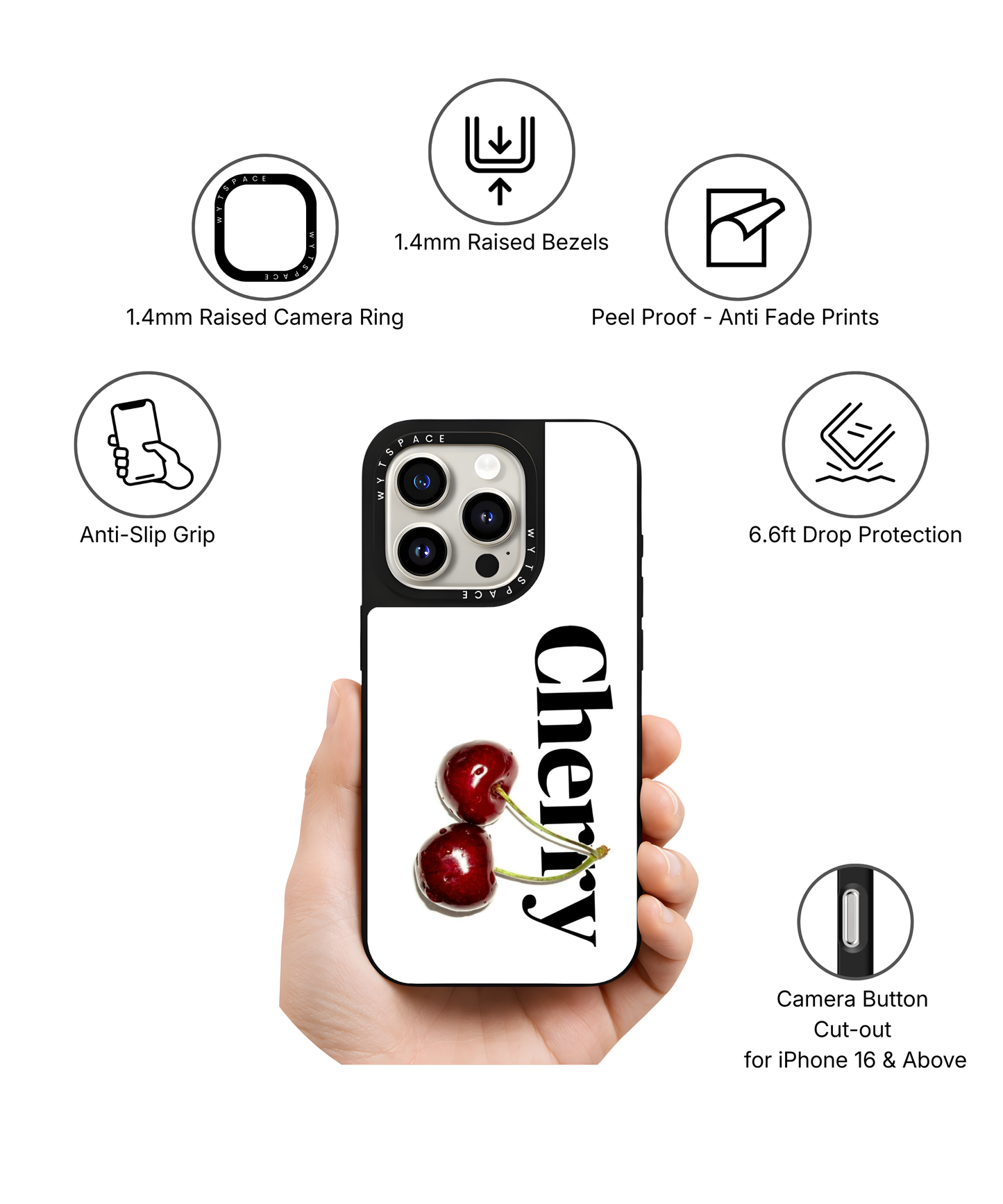 Cherry | Iconic - Elite iPhone Case Cover | Code: 446