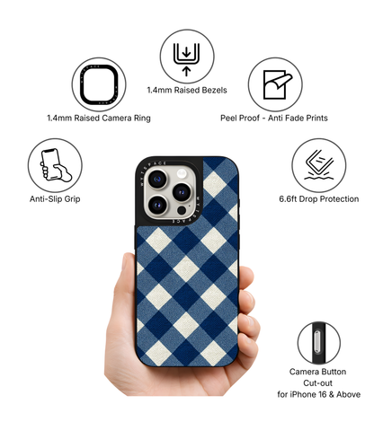 Gingham | Iconic - Elite iPhone Case Cover | Code: 477