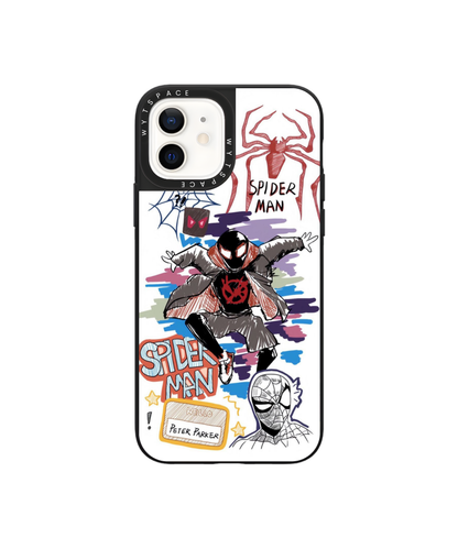 Spidey Lines | Scribble - Elite iPhone Case Cover | Code: 312