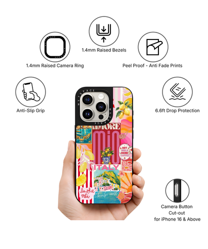Italy Postcards | Zesté - Elite iPhone Case Cover | Code: 394