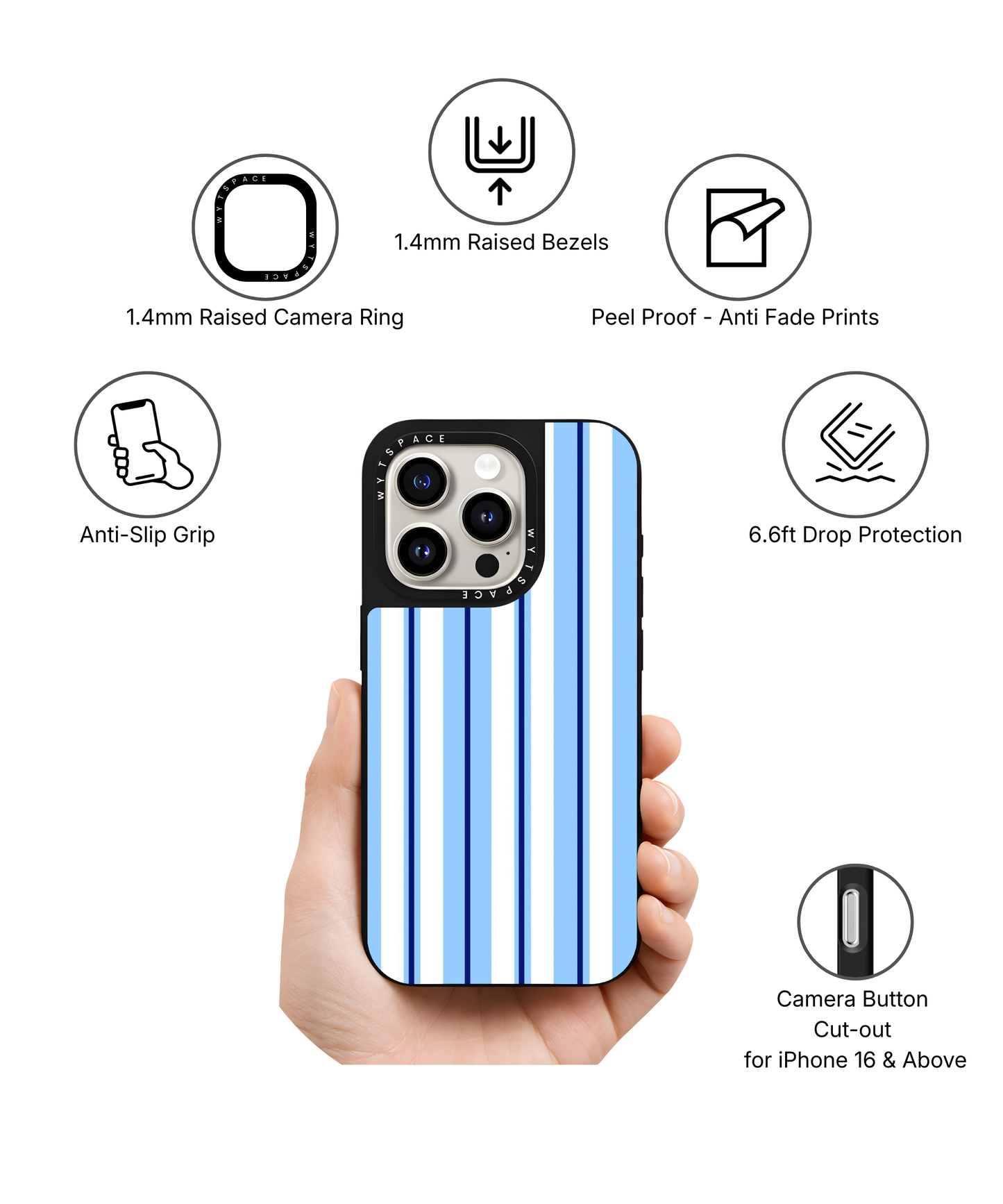 Pinstripe | Iconic - Elite iPhone Case Cover | Code: 465