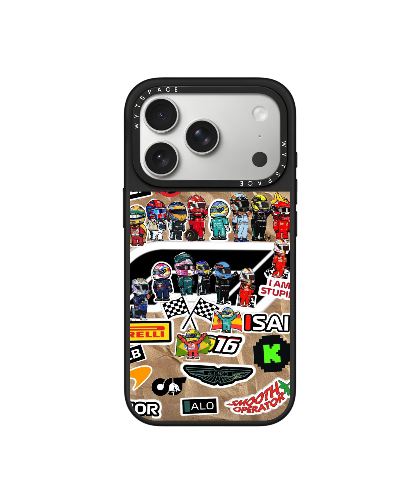 F1 Sticker Grid | F1 / Cars - Elite iPhone Case | Code: 405