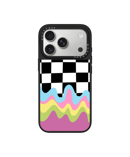 Checker Ripples | Y2k - Elite iPhone Case Cover | Code: 008