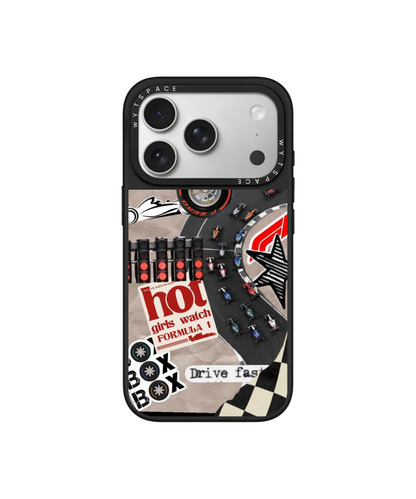 Pit Stop Chaos | F1 / Cars - Elite iPhone Case | Code: 426