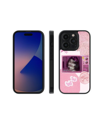 Blush Muse | Personalized Glass Case Cover | Code: 346