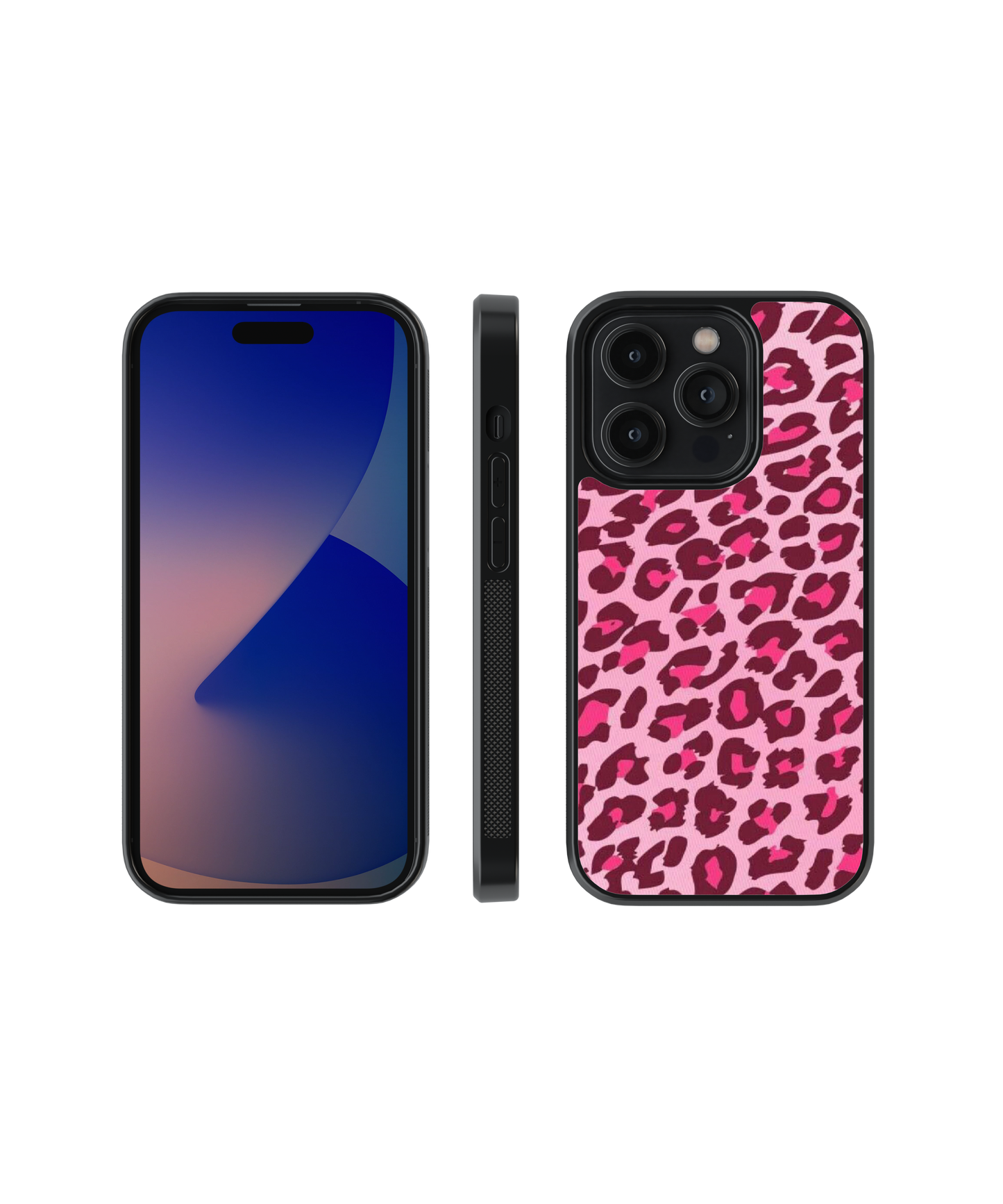 Pink Leopard | Pinteresty Glass Case | Code: 282