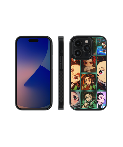 Tanjiro Montage | Demon Slayer - Glass Case Cover | Code: 224