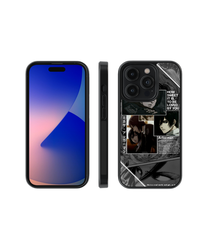 Soldier's Gaze | Attack on Titans - Glass Case Cover | Code: 186