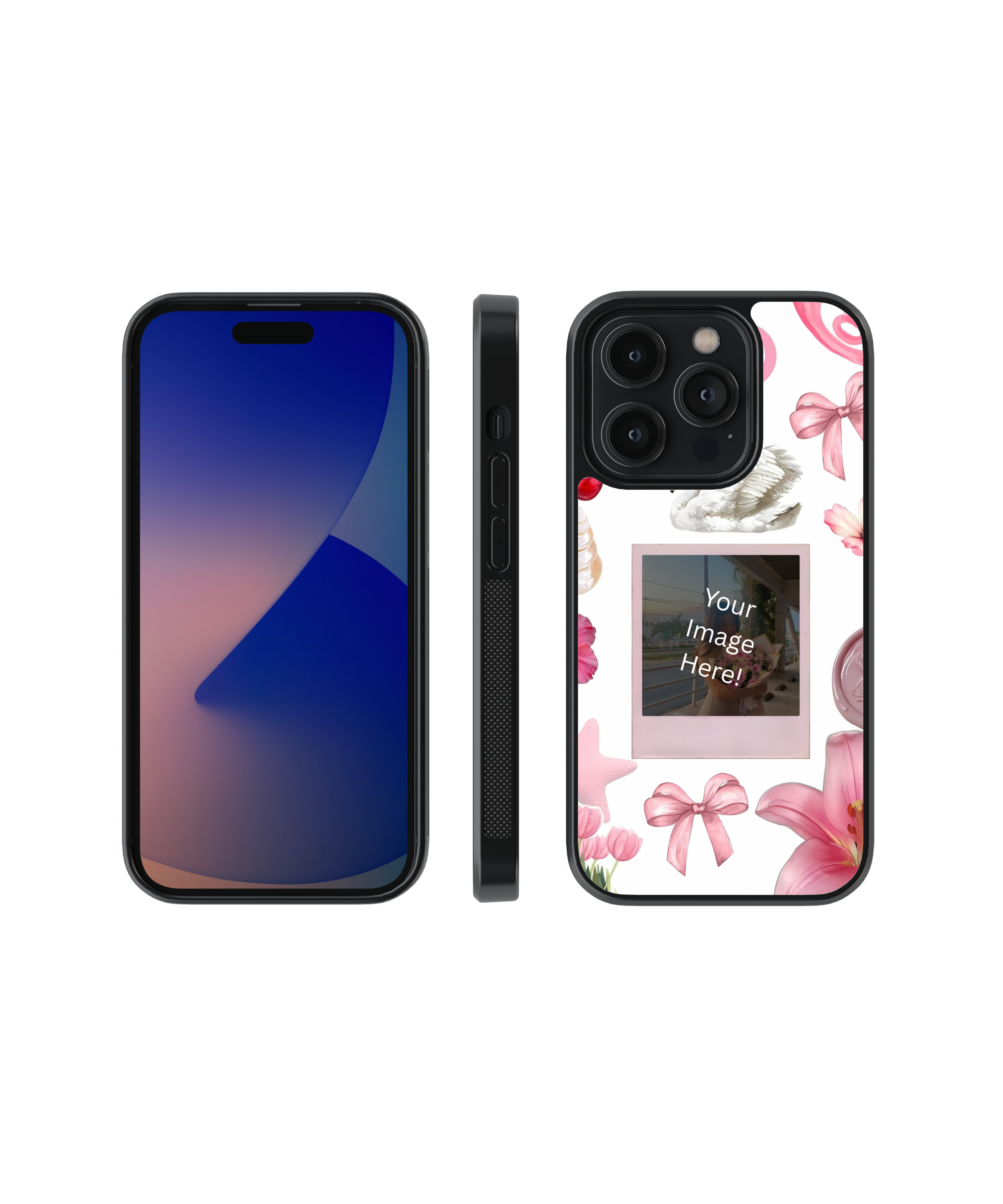 Pink Dream | Personalized Glass Case Cover | Code: 351
