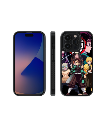 Comrades United | Demon Slayer - Glass Case Cover | Code: 235
