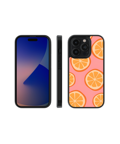 Pink Citrus | Pinteresty Glass Case Cover | Code: 275