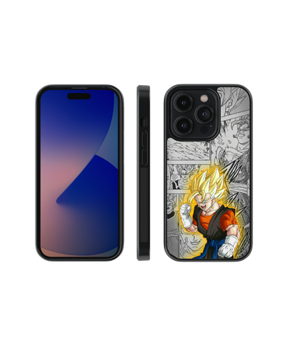 SSJ Goku Ready | Dragon Ball - Glass Case Cover | Code: 129