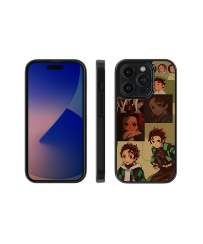 Retro Tanjiro | Demon Slayer - Glass Case Cover | Code: 230