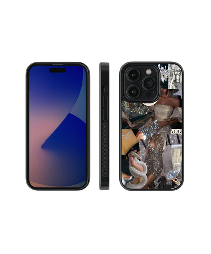 Rich Girl Vibes | Y2k - Glass Case Cover | Code: 174