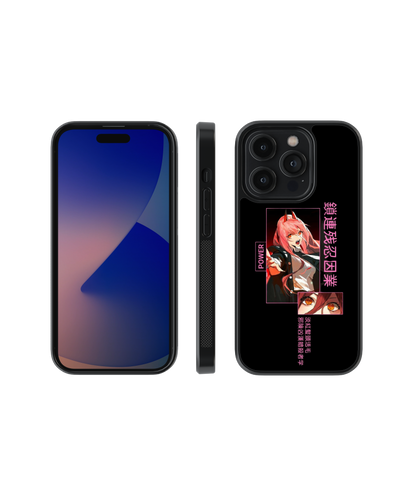 Power Collage | Chainsaw man - Glass Case Cover | Code: 240