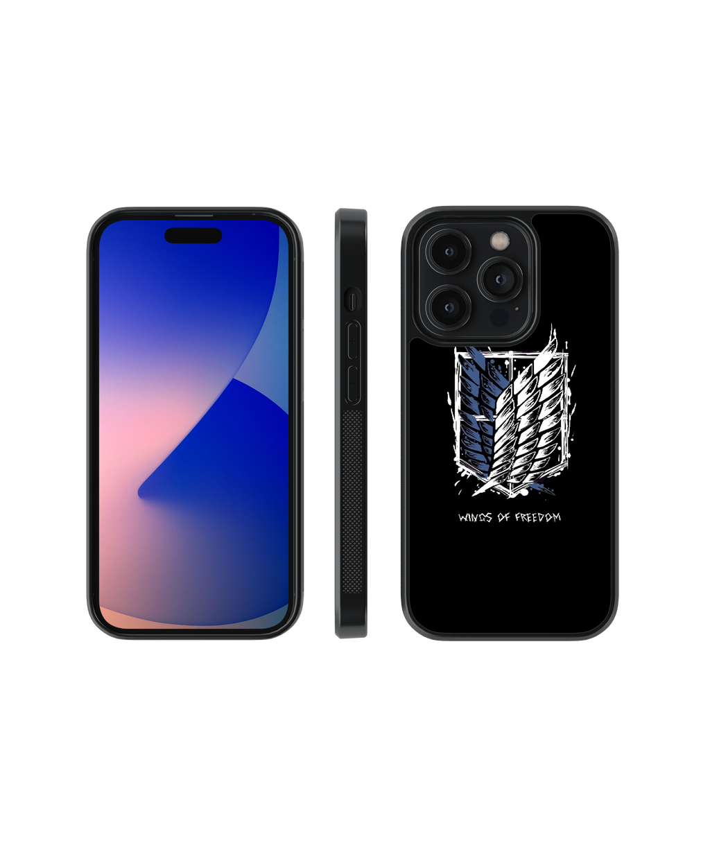 Freedom Emblem | Attack on Titans - Glass Case | Code: 185