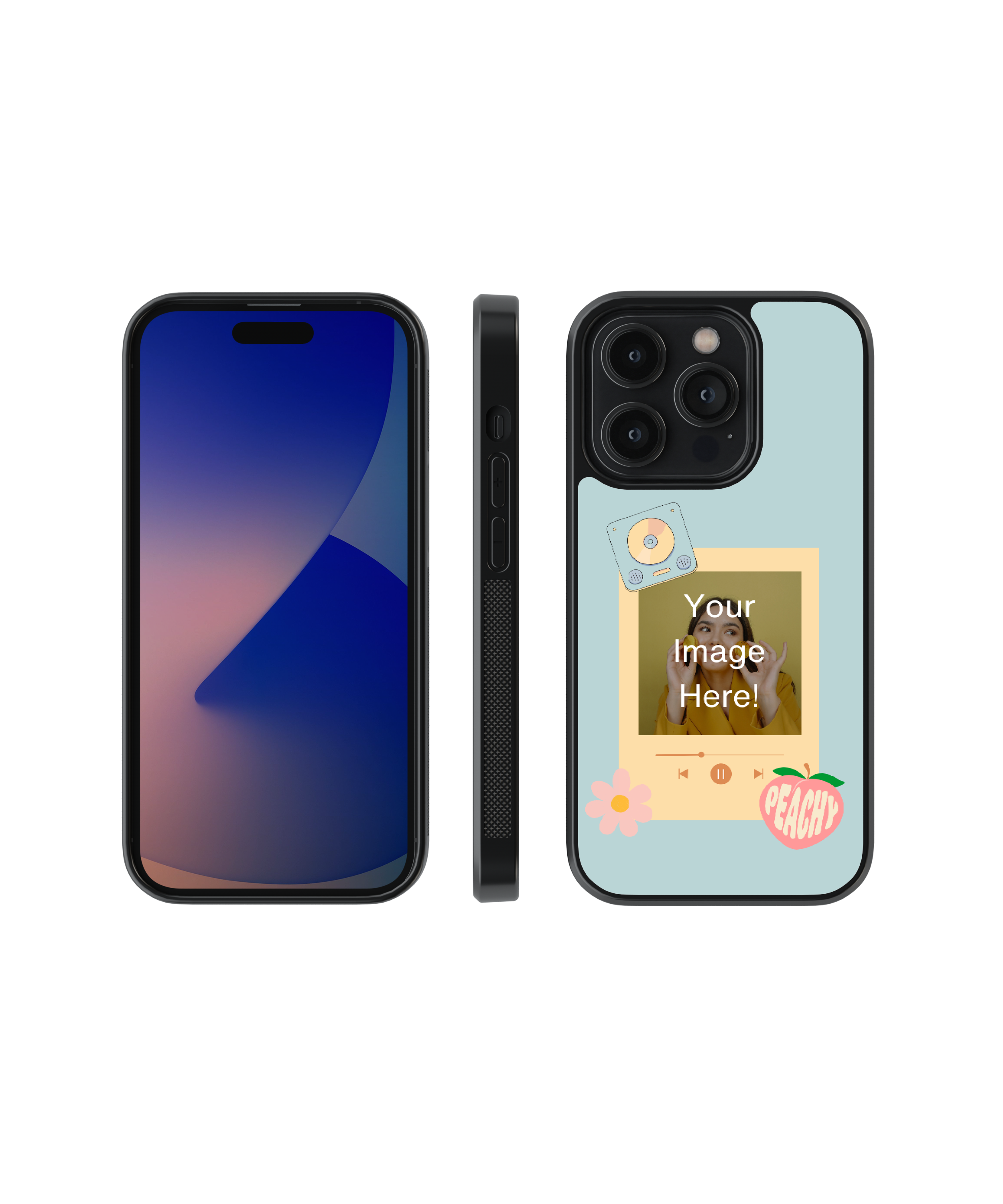 Loop | Personalized Glass Case Cover | Code: 254