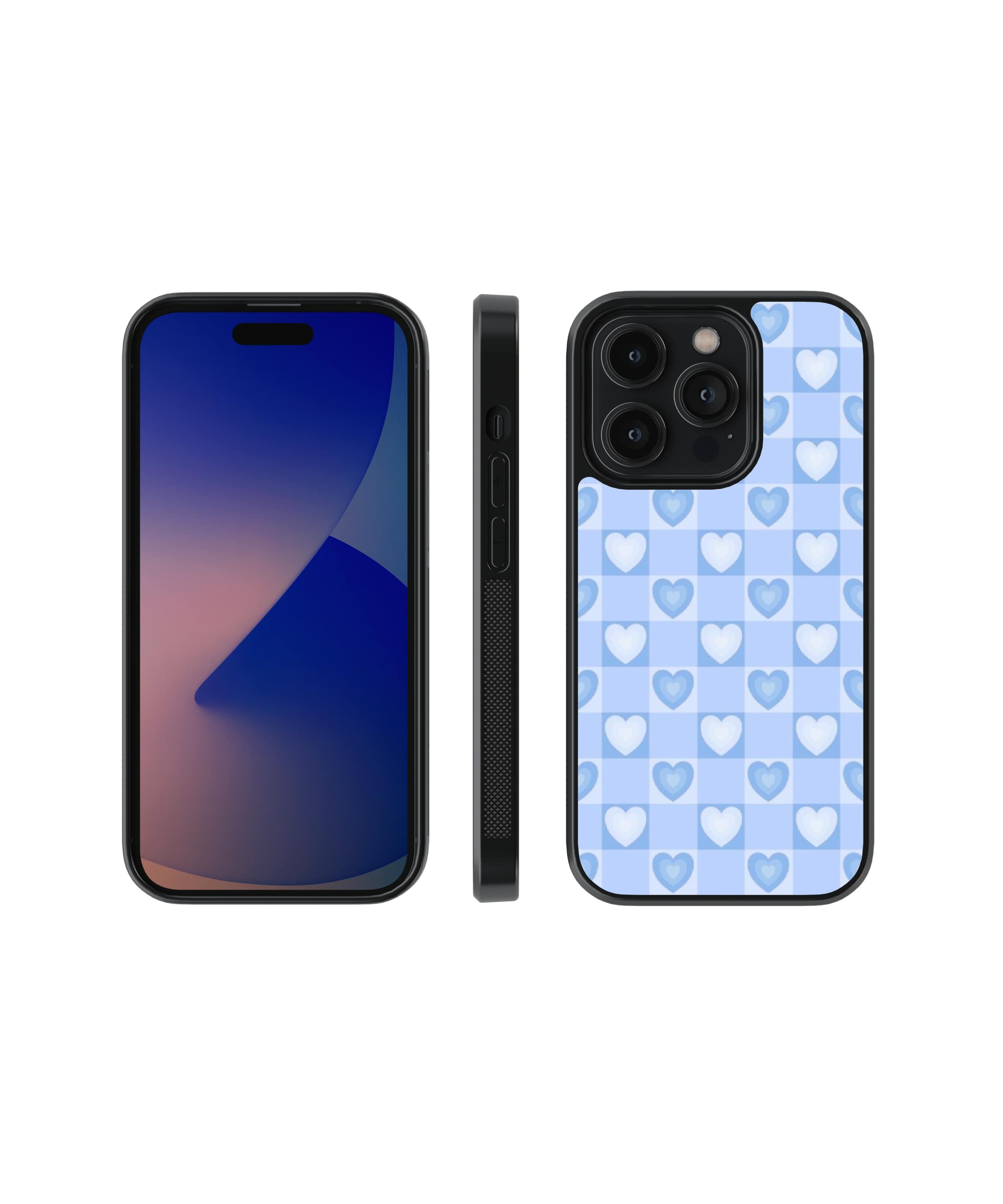 Tender | Hearts - Glass Case | Code: 052