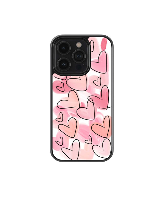 Amour | Hearts - Glass Case | Code: 039