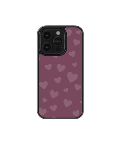 Whimsy | Hearts - Glass Case Cover | Code: 038