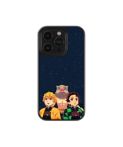 Trio Unleashed | Demon Slayer - Glass Case Cover | Code: 228