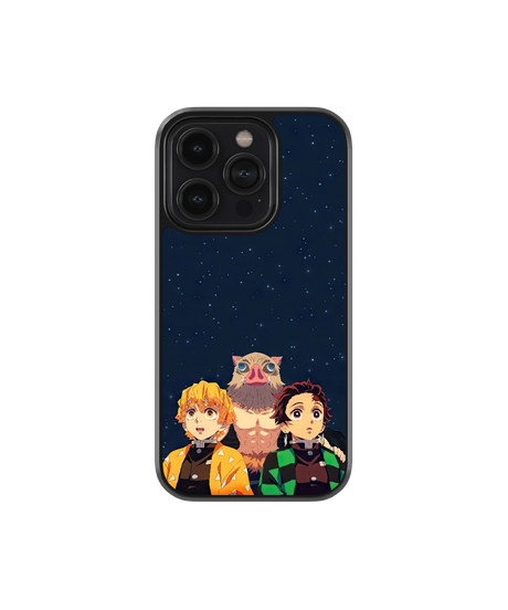 Trio Unleashed | Demon Slayer - Glass Case Cover | Code: 228