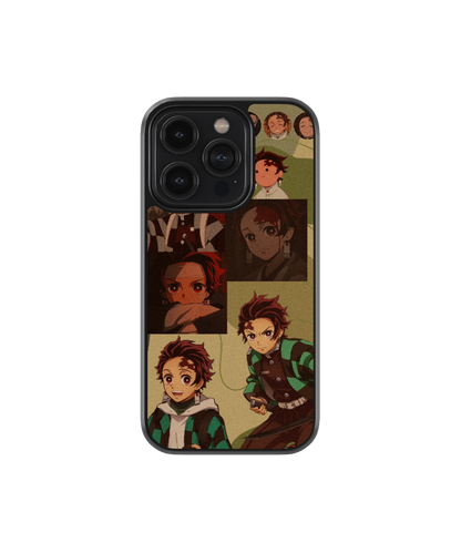 Retro Tanjiro | Demon Slayer - Glass Case Cover | Code: 230