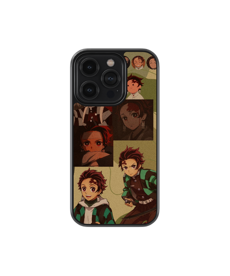 Retro Tanjiro | Demon Slayer - Glass Case Cover | Code: 230