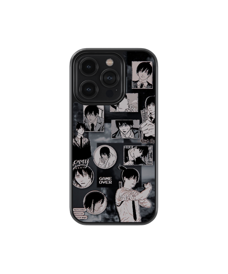 Aki's Chainsaw | Chainsaw man - Glass Case Cover | Code: 244